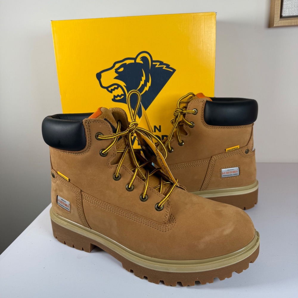 NEW Herman Survivors Driller Work Boots Size 13 Steel Toe Waterproof Leather NWB